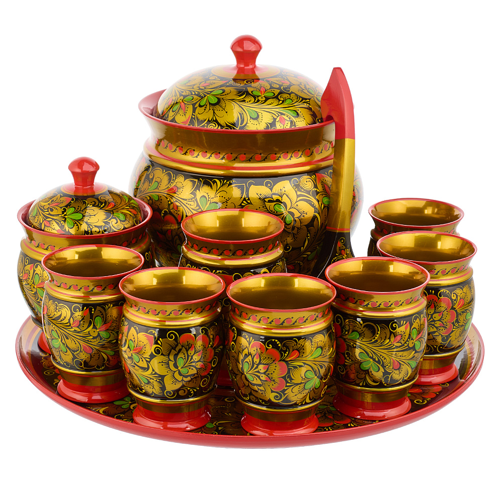 Набор для компота «Предания старины». Хохлома - интернет магазин Русь Велика я 