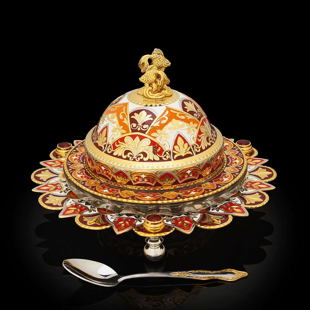 Икорница «Ажурная». Златоуст - интернет магазин Русь Велика я 