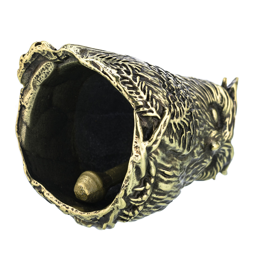 Бронзовый колокольчик «Сова» - интернет магазин Русь Велика я фото 4