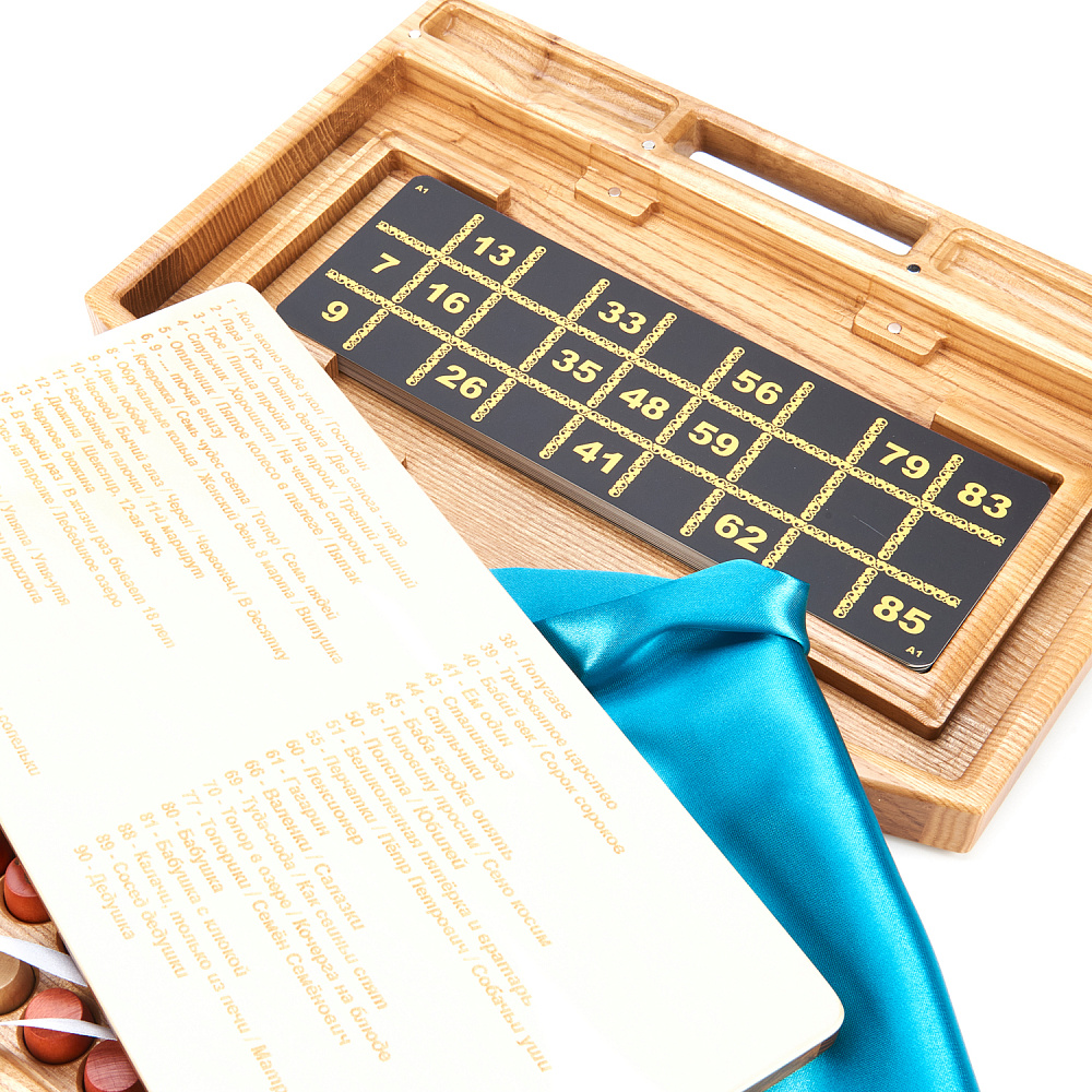 Лото в резном чемодане из ясеня «Арабеска 6» - интернет магазин Русь Велика я фото 3