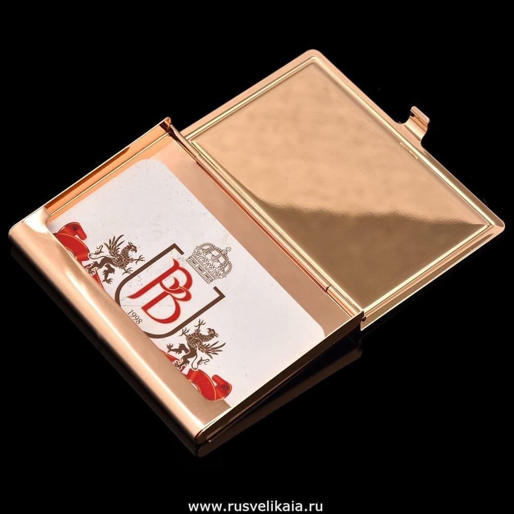 Визитница «Строителю» Златоуст - интернет магазин Русь Велика я фото 1