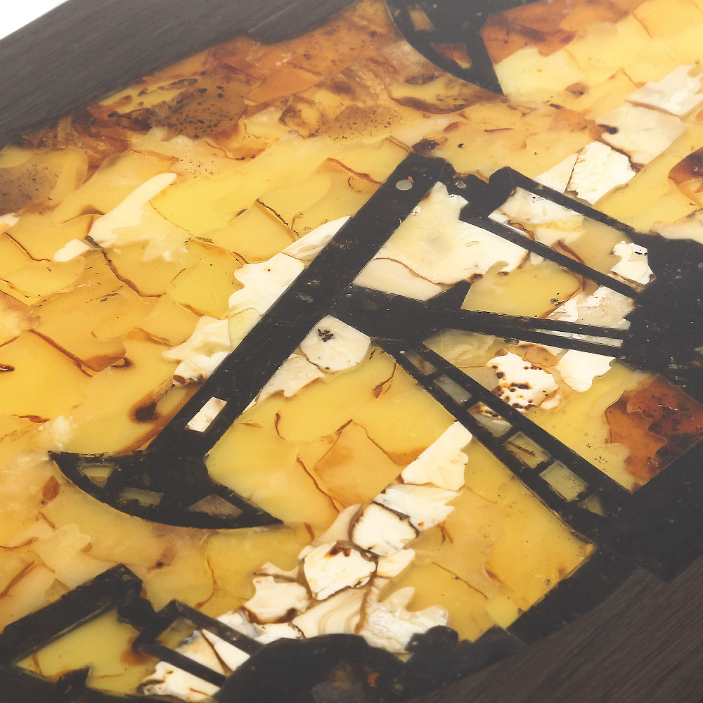 Нарды из мореного дуба с инкрустацией и фишками из янтаря «Черное золото» - интернет магазин Русь Велика я фото 2