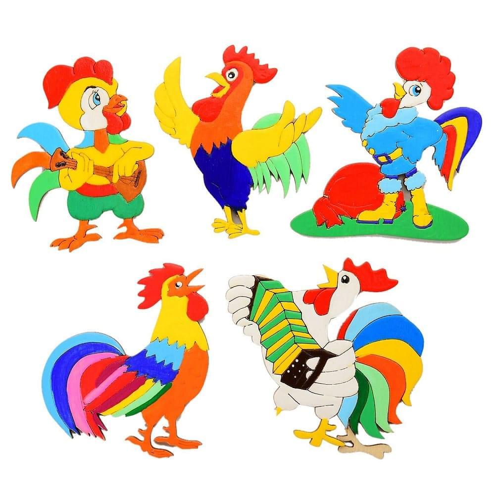 Магнит «ПЕТУШОК» формы и цвета в асс-те - интернет магазин Русь Велика я 