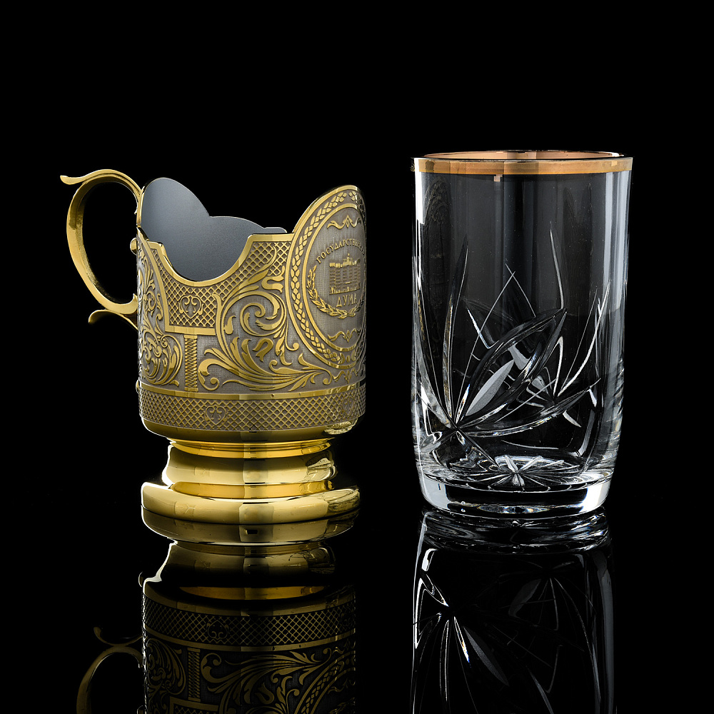 Подстаканник «Государственная дума». Златоуст - интернет магазин Русь Велика я фото 4