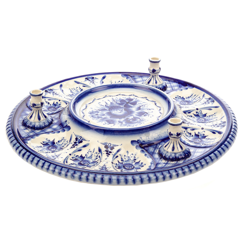 Пасхальница «Пасхалия» с росписью Гжель - интернет магазин Русь Велика я фото 3