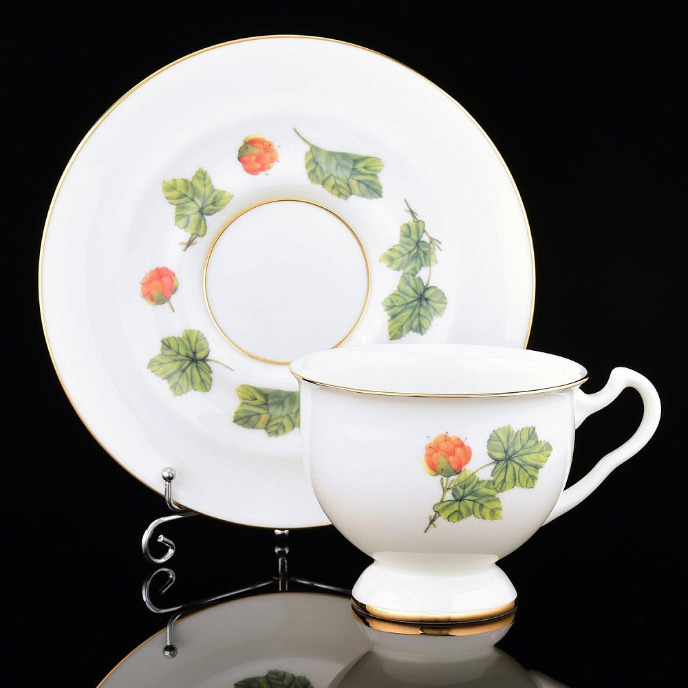 Чайная пара «Морошка» форма «Айседора» ИФЗ - интернет магазин Русь Велика я фото 1