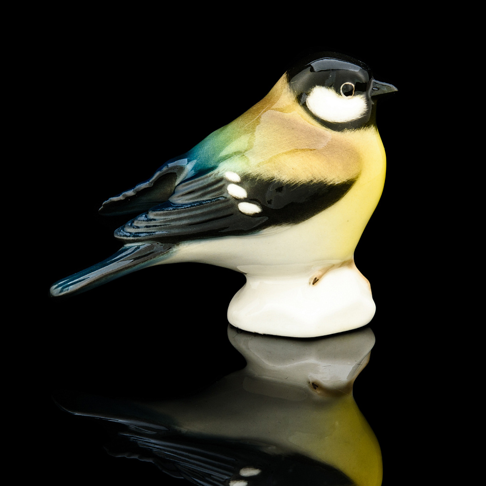 Статуэтка «Синица черноголовая». ИФЗ - интернет магазин Русь Велика я 