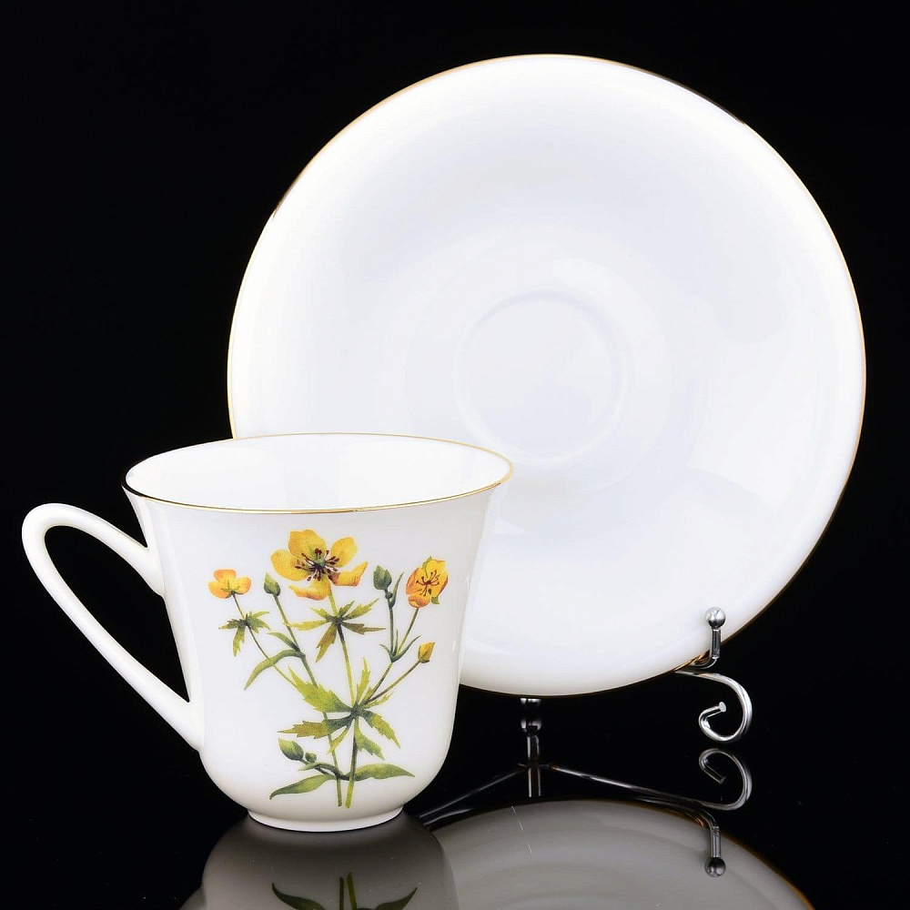 Чайная пара «Лютик» форма «Сад» ИФЗ - интернет магазин Русь Велика я фото 1