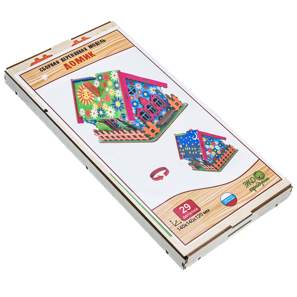 Детский деревянный конструктор «Домик» - интернет магазин Русь Велика я 
