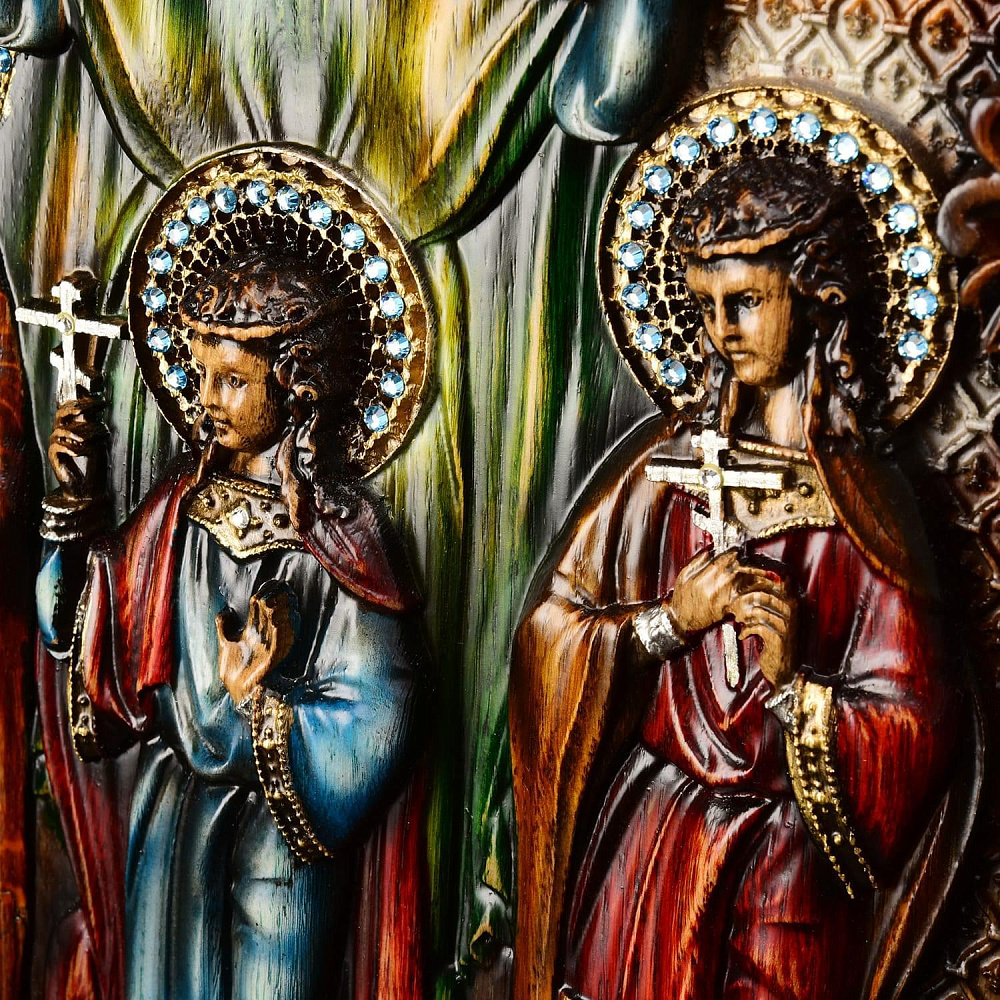 Икона «Святые мученицы Вера, Надежда, Любовь и матерь их София» 40 х 55 см - интернет магазин Русь Велика я фото 3