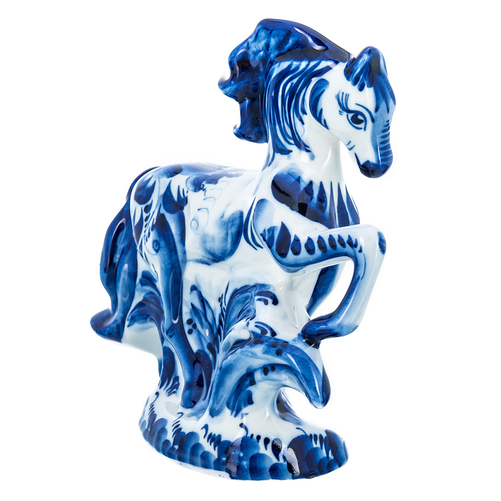 Статуэтка «Лошадь». Гжель - интернет магазин Русь Велика я фото 3