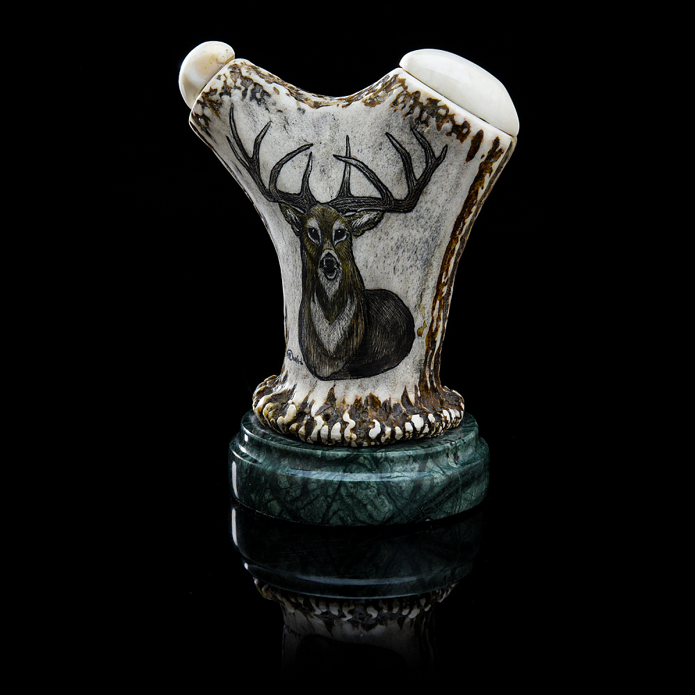 Статуэтка из кости «Олень» - интернет магазин Русь Велика я фото 3