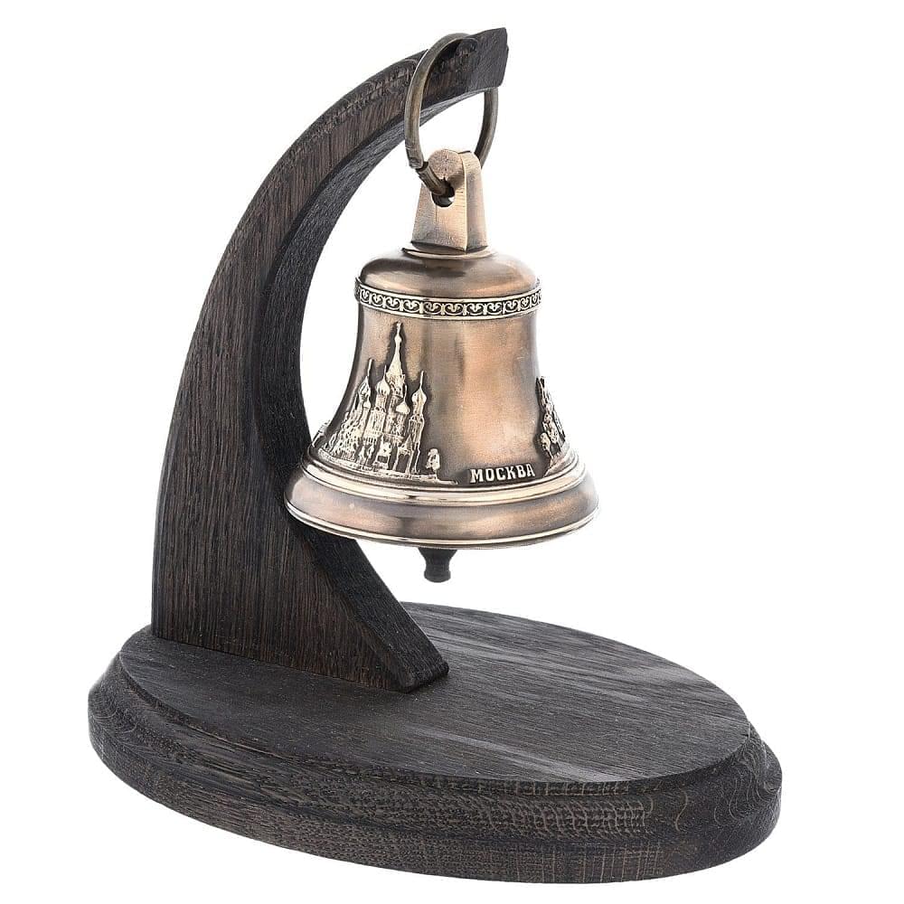 Бронзовый колокол на подставке «Москва» - интернет магазин Русь Велика я фото 1