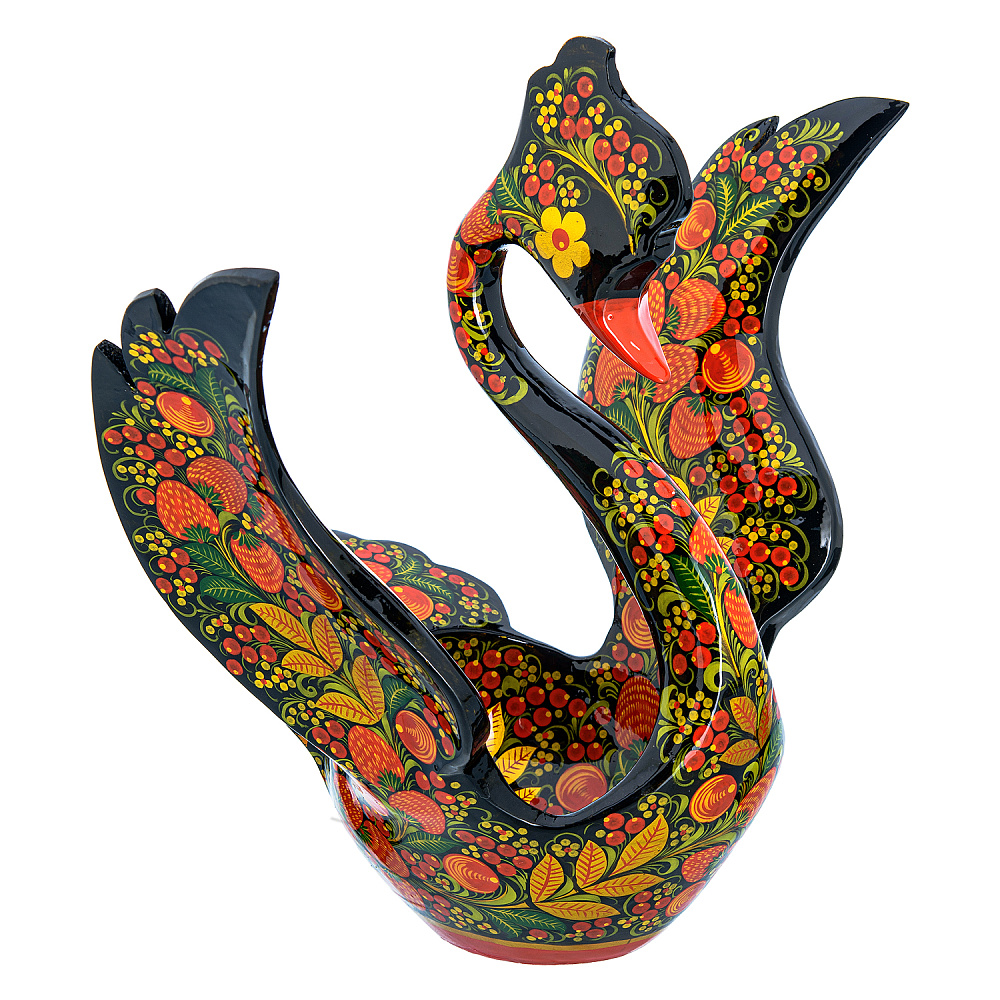 Братина «Лебедь». Хохлома - интернет магазин Русь Велика я фото 3