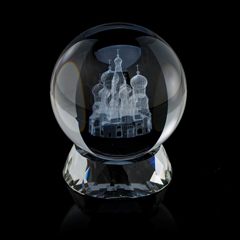 Лазерная графика. Статуэтка «Храм Василия Блаженного» - интернет магазин Русь Велика я фото 2