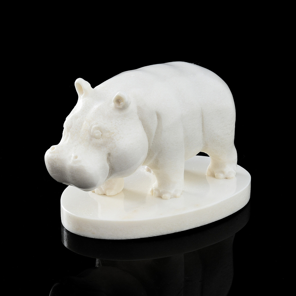 Скульптура из кости «Бегемот» - интернет магазин Русь Велика я 