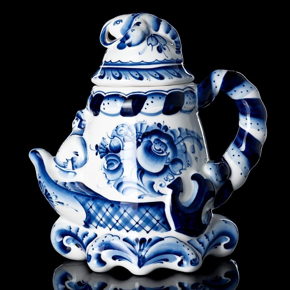 Кружка «Рак». Посуда Гжель - интернет магазин Русь Велика я 