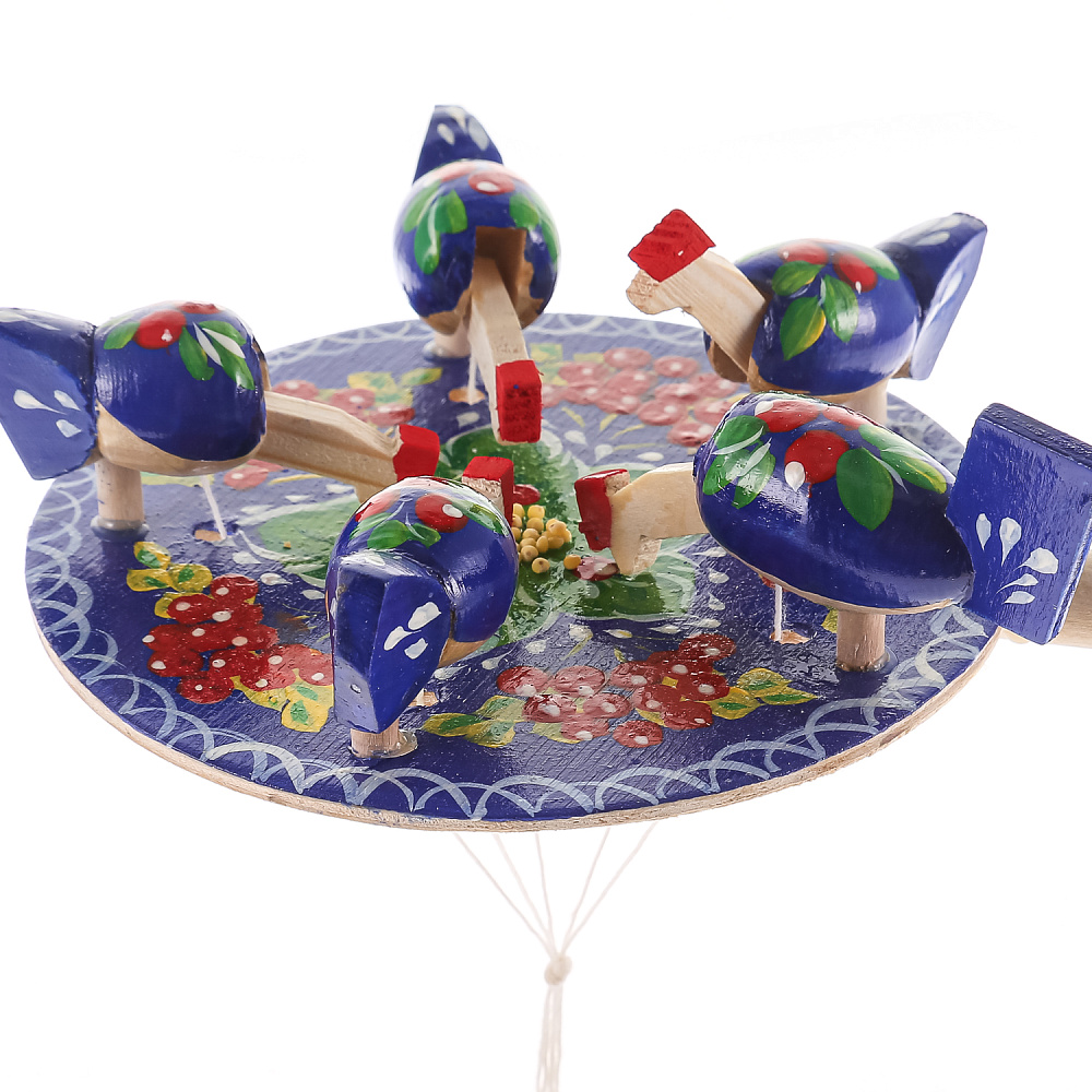 Деревянная игрушка «Курочки клюют зерно» - интернет магазин Русь Велика я фото 2