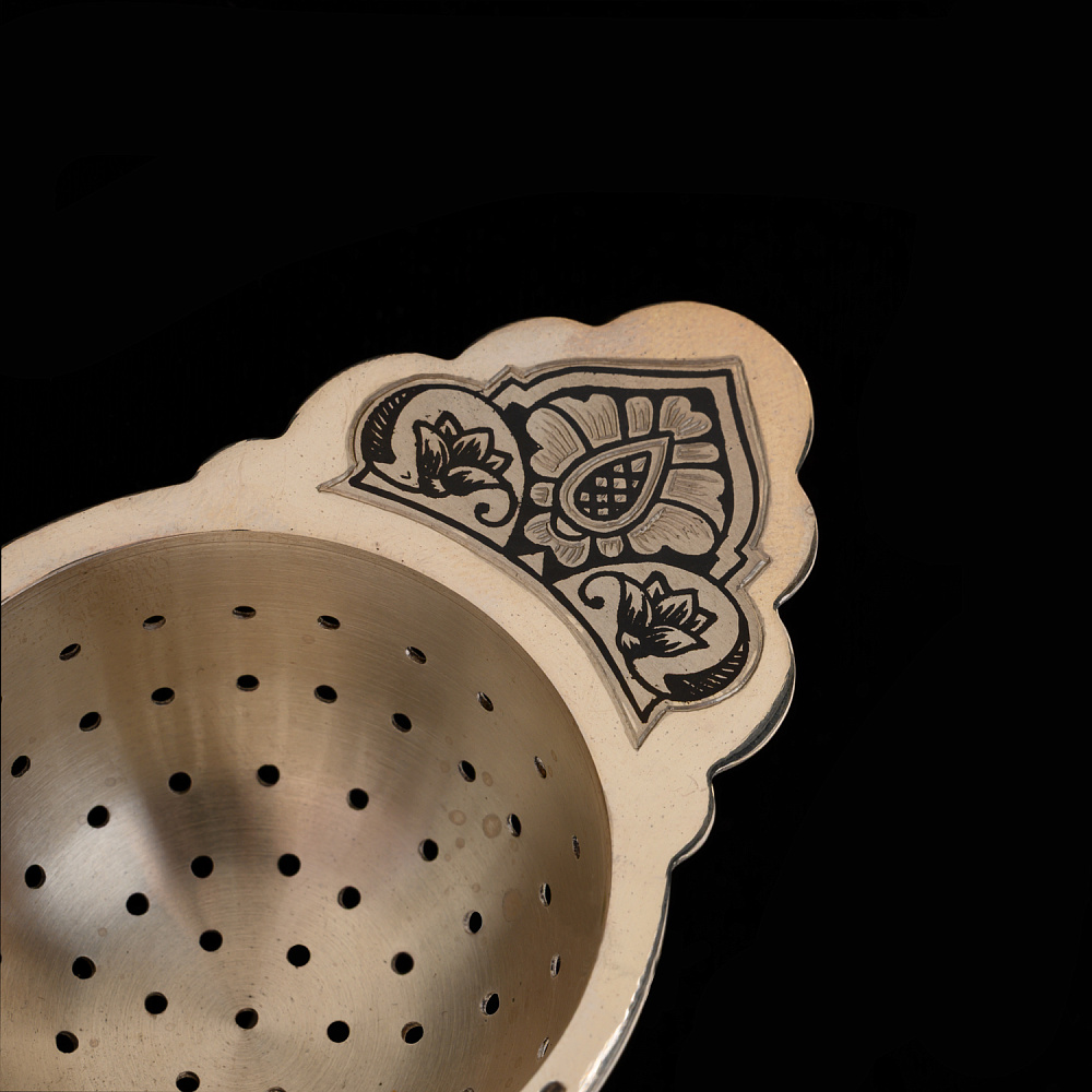 Ситечко для чая из серебра 925* - интернет магазин Русь Велика я фото 2