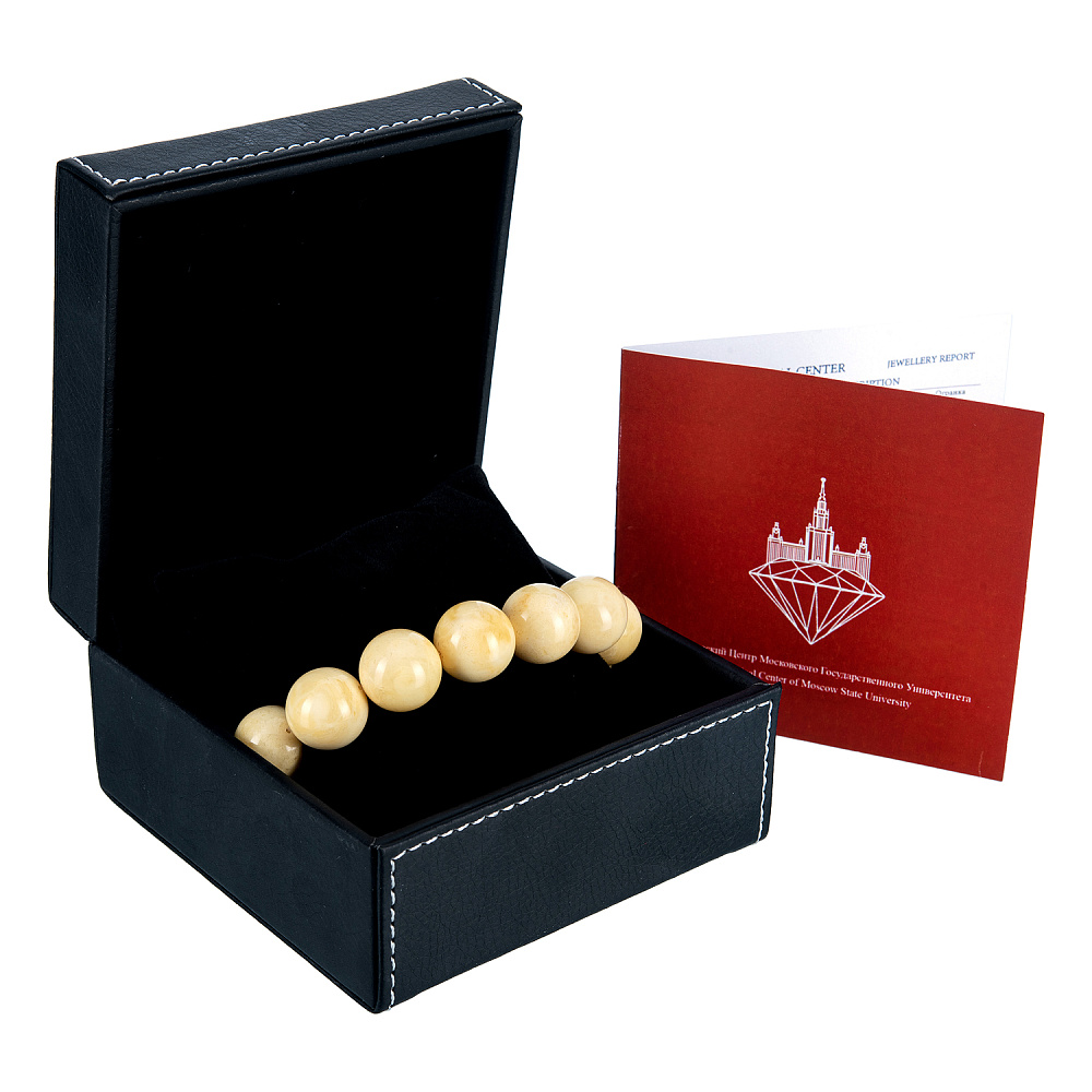 Браслет из натурального янтаря «Леона» - интернет магазин Русь Велика я фото 1