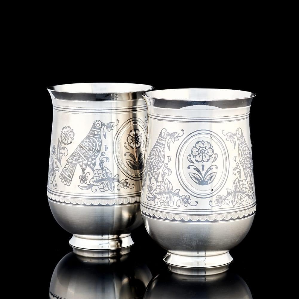 Набор для воды «Неразлучники» (серебро 925*) 1494 гр. - интернет магазин Русь Велика я фото 8