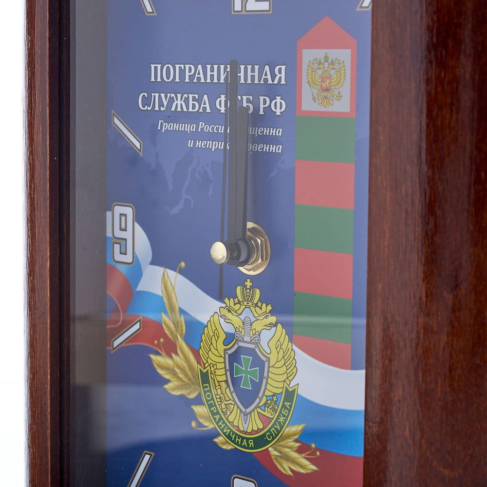 Часы настольные «Пограничная служба РФ» - интернет магазин Русь Велика я фото 2
