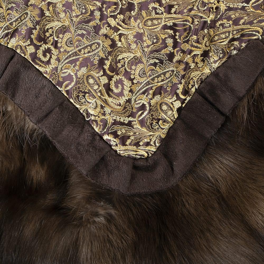 Покрывало меховое из шкур росомах - интернет магазин Русь Велика я фото 3