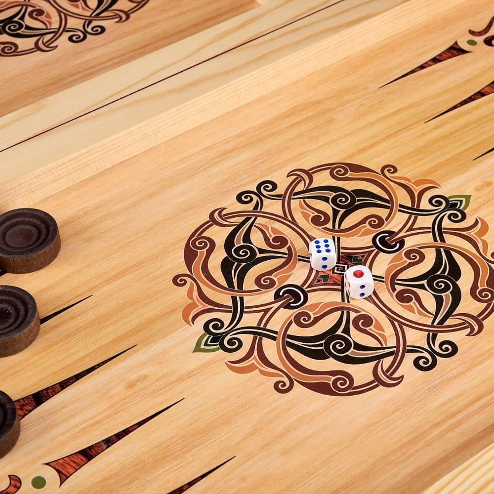 Нарды деревянные с иллюстрацией «Лошади» - интернет магазин Русь Велика я фото 7