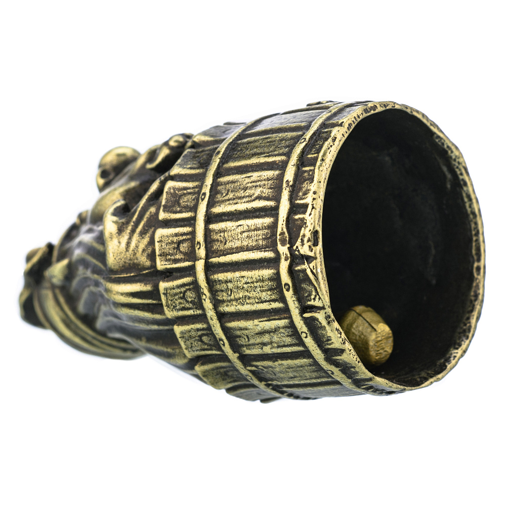 Бронзовый колокольчик «Баба-Яга» - интернет магазин Русь Велика я фото 4