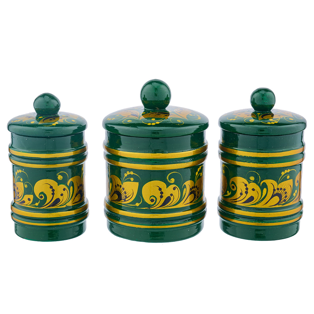 Набор для соусов и специй «Русь-Кудрина» с росписью. Хохлома - интернет магазин Русь Велика я фото 2