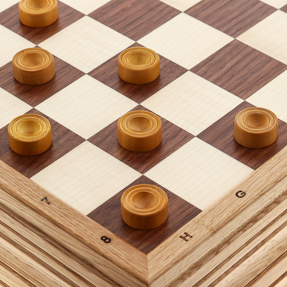 Набор настольных игр в деревянной шкатулке - интернет магазин Русь Велика я фото 12