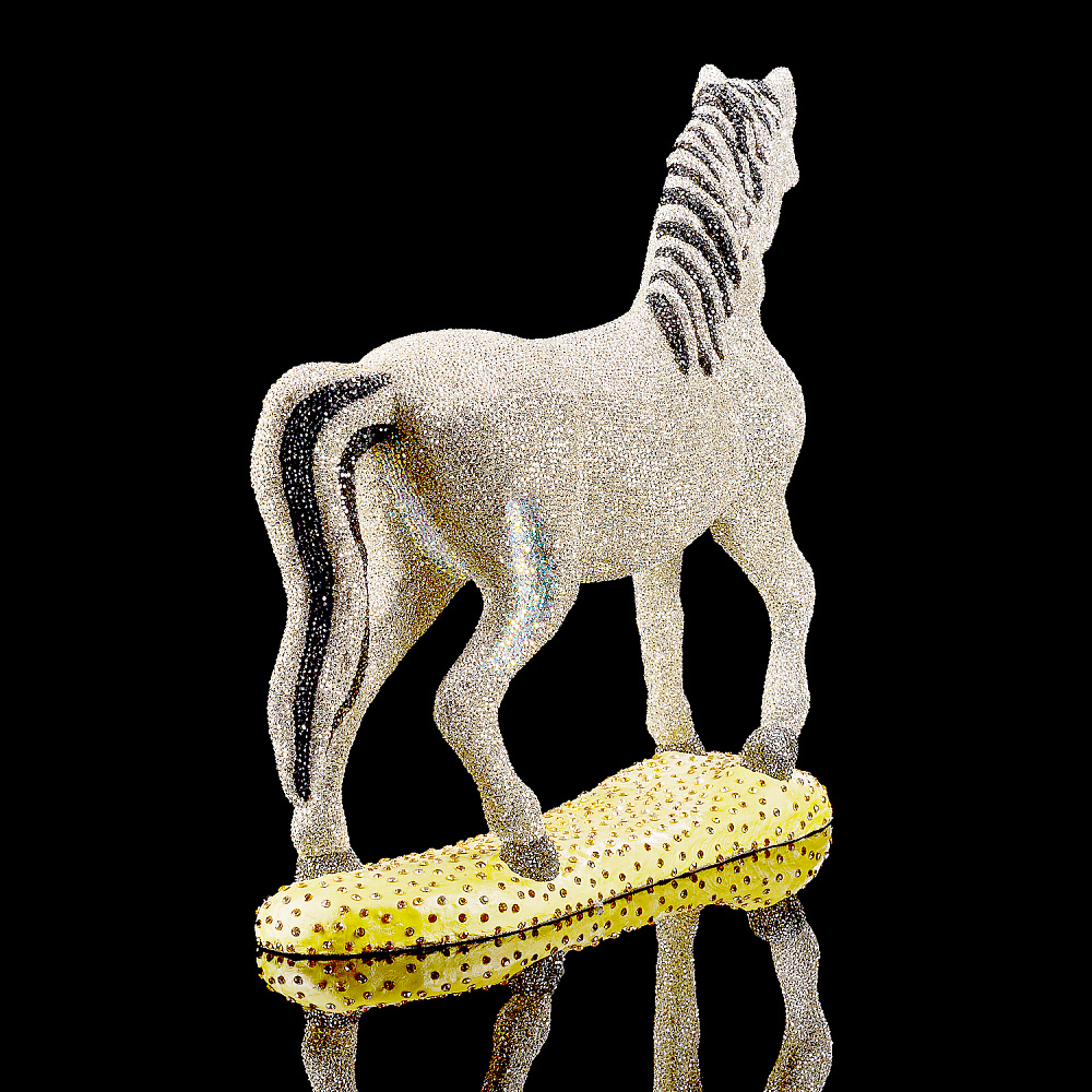 Символ 2026 года. Скульптура с хрустальными стразами «Лошадь» - интернет магазин Русь Велика я фото 4