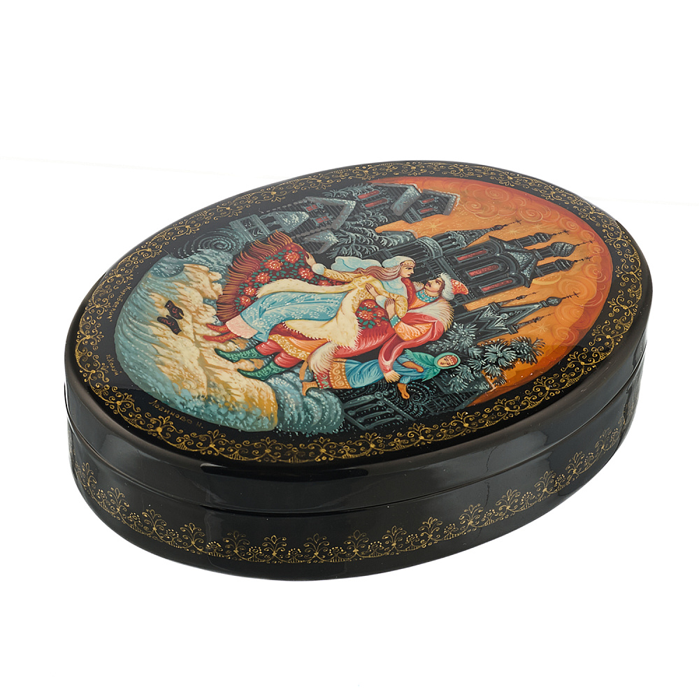 Шкатулка с художественной росписью «Кирибеевич» - интернет магазин Русь Велика я фото 1