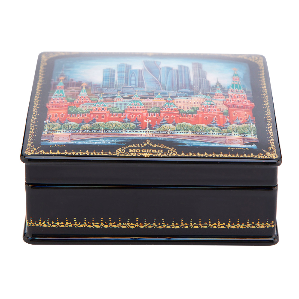 Шкатулка с художественной росписью «Москва» - интернет магазин Русь Велика я фото 2