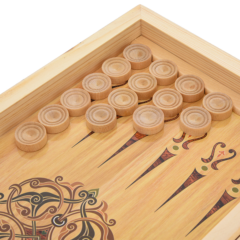 Шахматы-нарды-шашки деревянные «Морские» 50х25 см - интернет магазин Русь Велика я фото 13