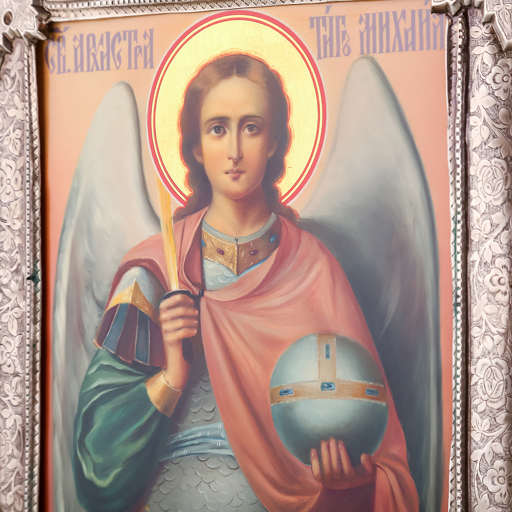 Икона в киоте «Архистратиг Михаил» 48х44 см - интернет магазин Русь Велика я фото 8