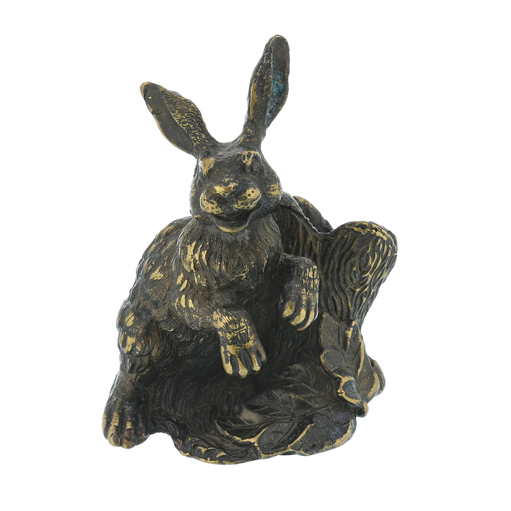 Бронзовая статуэтка «Заяц» - интернет магазин Русь Велика я фото 1