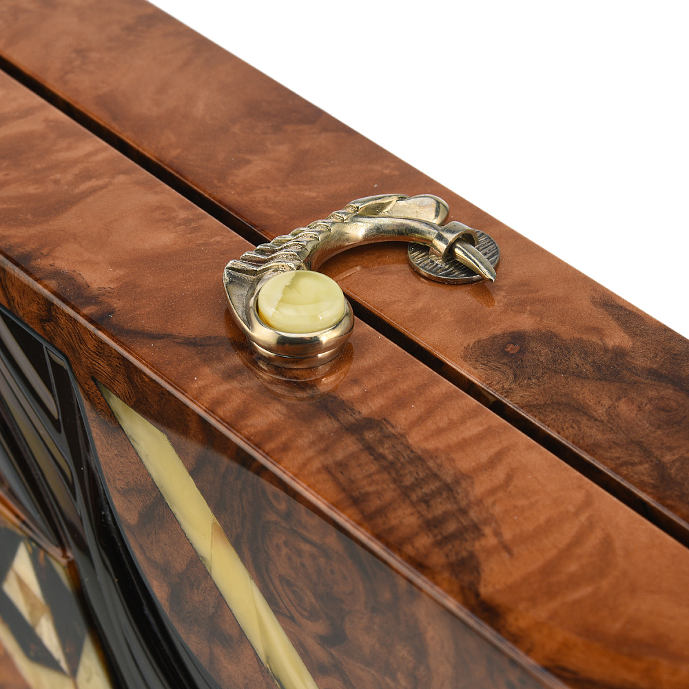 Нарды янтарные «Самурай» 60х32,5 см - интернет магазин Русь Велика я фото 3