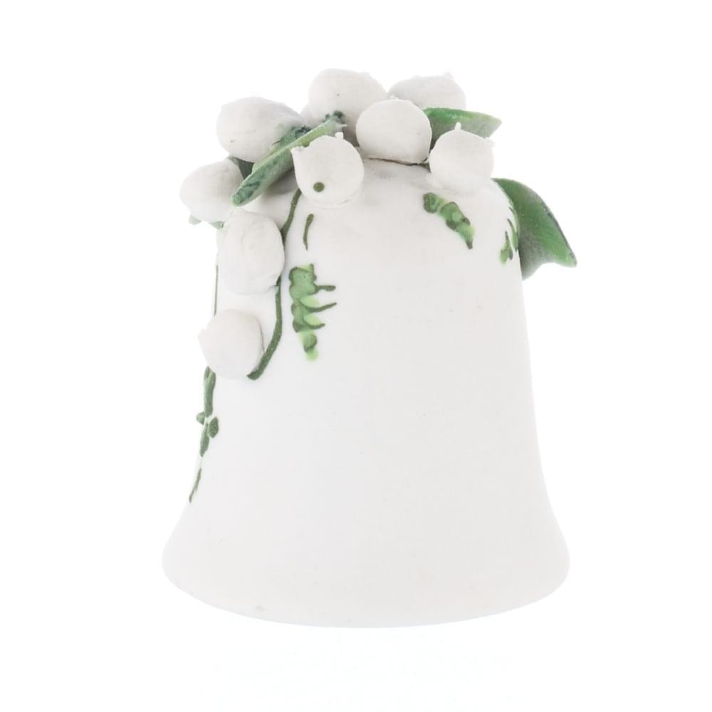 Наперсток фарфоровый «Цветы» с ручной лепкой - интернет магазин Русь Велика я фото 8