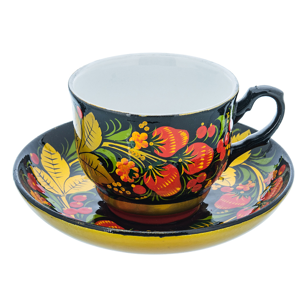 Самовар электрический 3 л с сервизом «Клубника». Хохлома - интернет магазин Русь Велика я фото 8