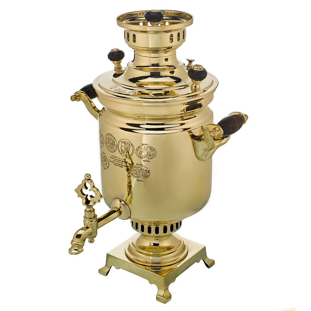 Самовар жаровой 3 л медальный. Клейма Баташева - интернет магазин Русь Велика я фото 3