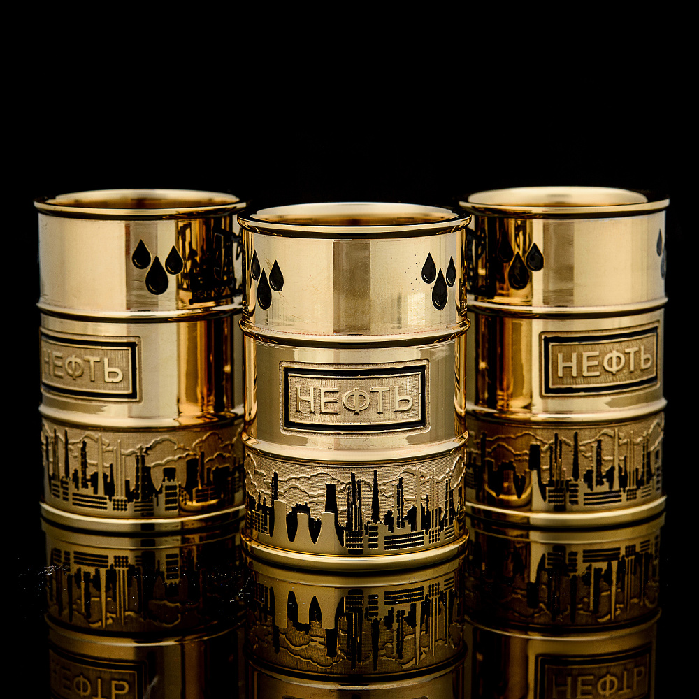 Питейный набор «Нефть». Златоуст - интернет магазин Русь Велика я фото 1