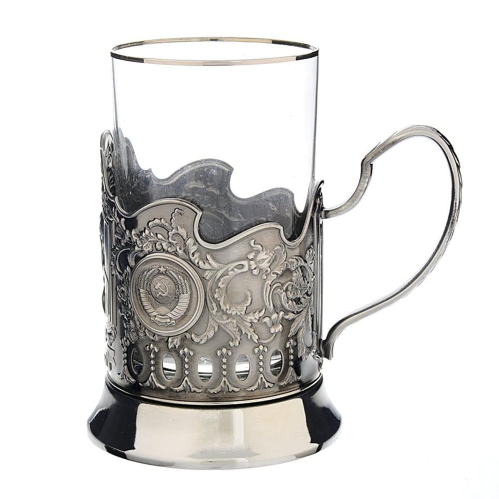 0037829/ПС02527  ПОДСТАКАННИК ник. чер. объем «ВЫСОЦКИЙ» (латунь) - интернет магазин Русь Велика я фото 1