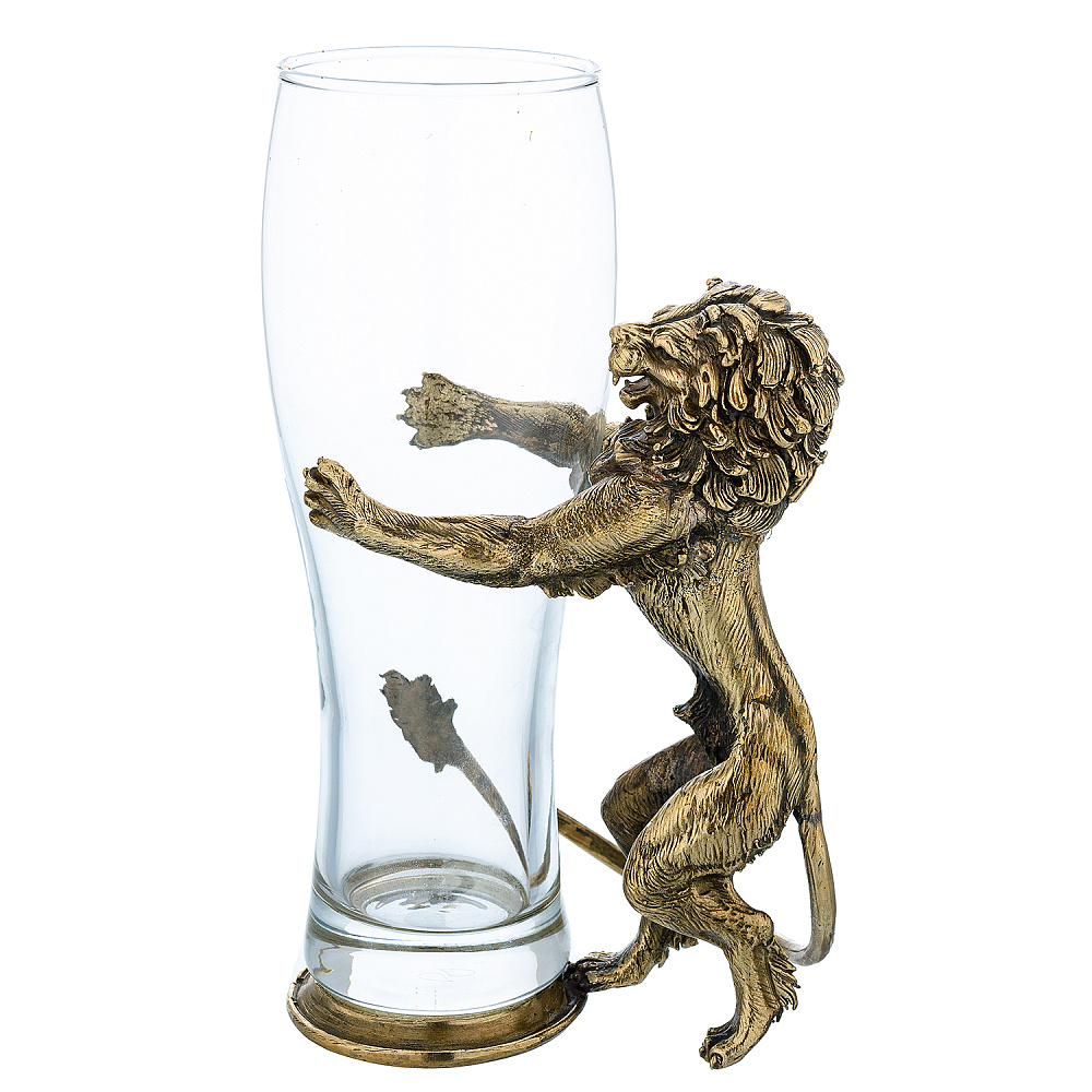 Пивной бокал «Лев» 0,5 л - интернет магазин Русь Велика я 