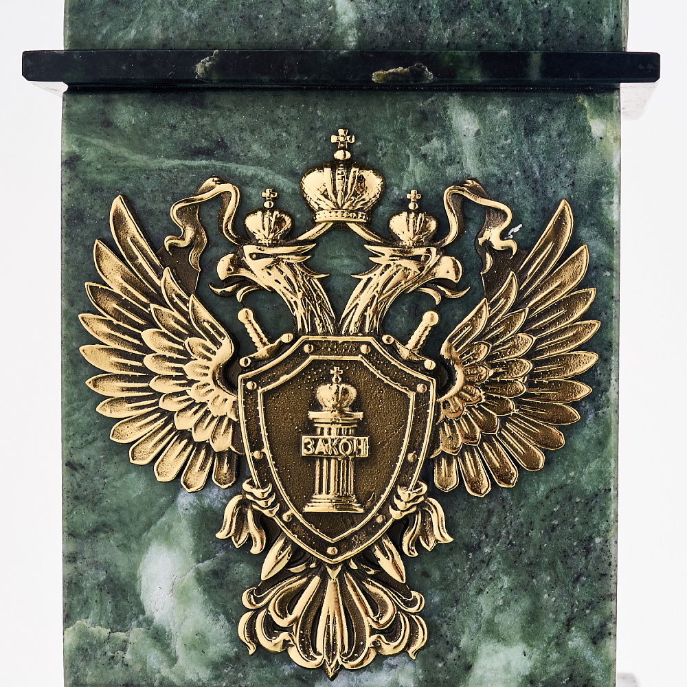 Часы настольные из камня и бронзы «Правосудие. Фемида» - интернет магазин Русь Велика я фото 5