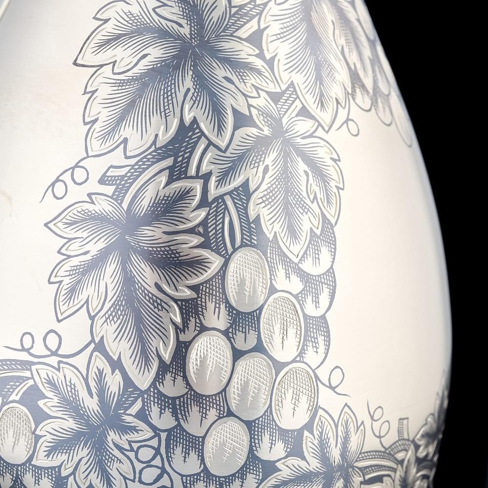 Набор для воды «Виноград» (серебро 925*) 1170 гр. - интернет магазин Русь Велика я фото 3