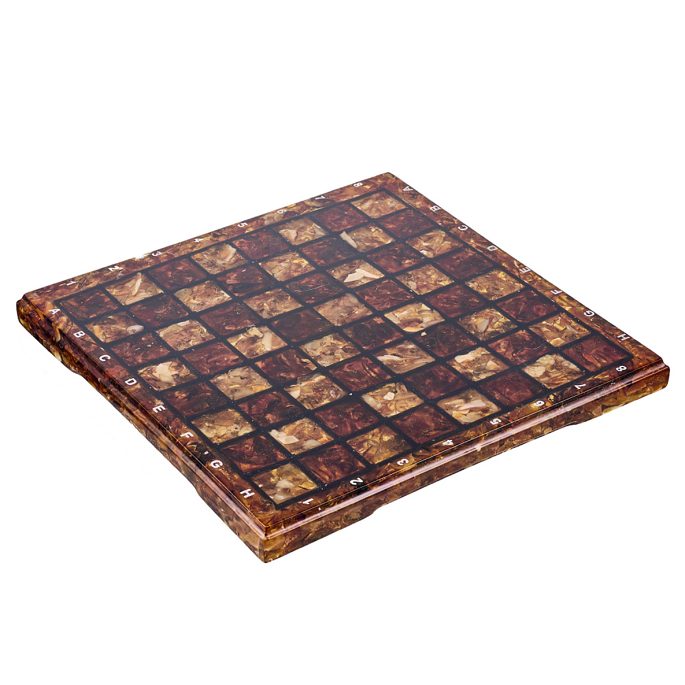 Шахматы с янтарными фигурами 28х28 см - интернет магазин Русь Велика я фото 10