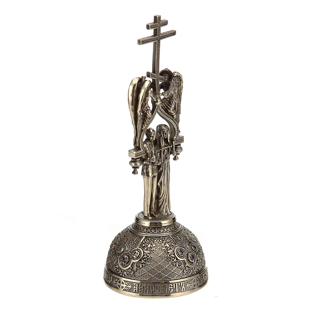 Бронзовый колокольчик «Венчальный» - интернет магазин Русь Велика я фото 2