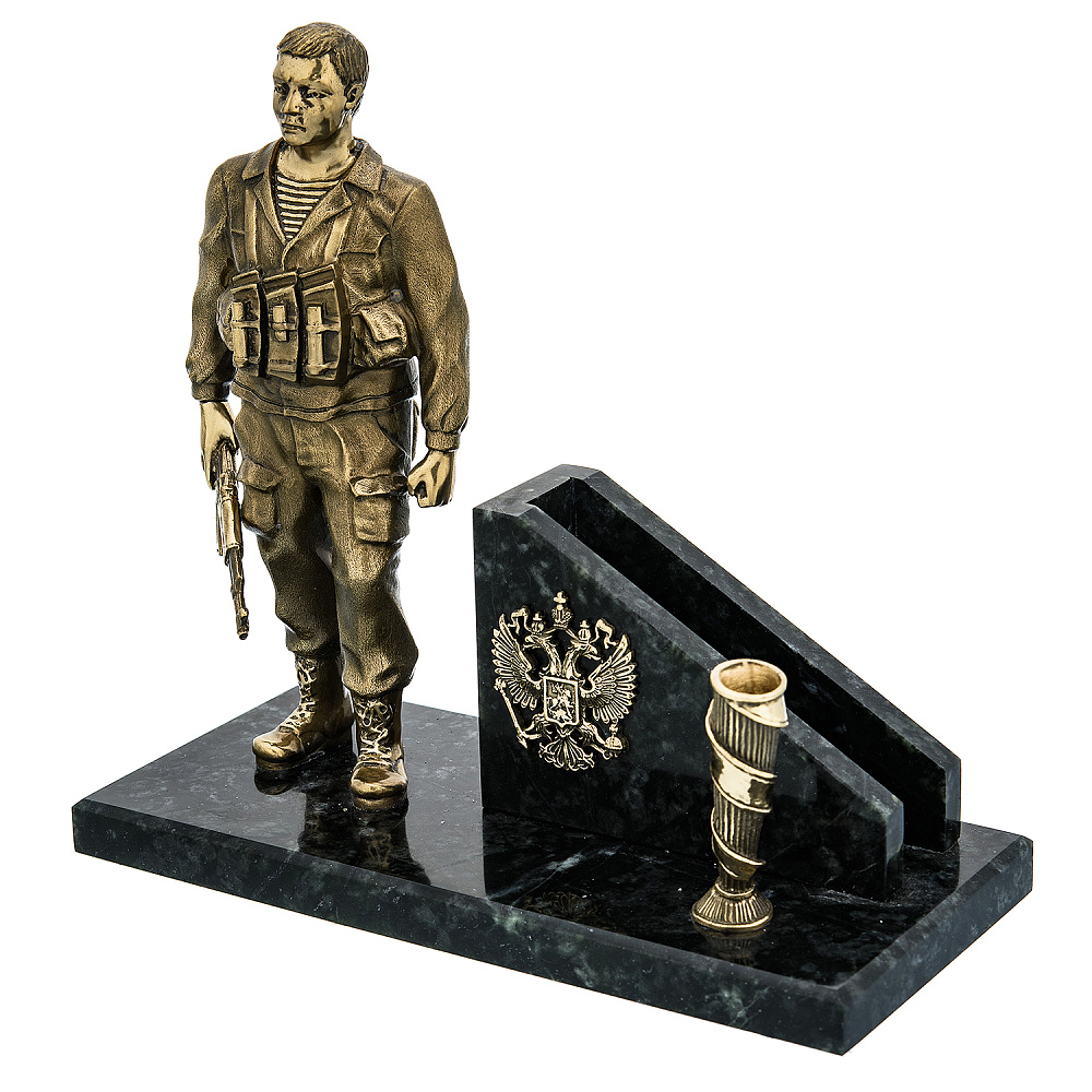 Визитница настольная «Воин-интернационалист» - интернет магазин Русь Велика я фото 1