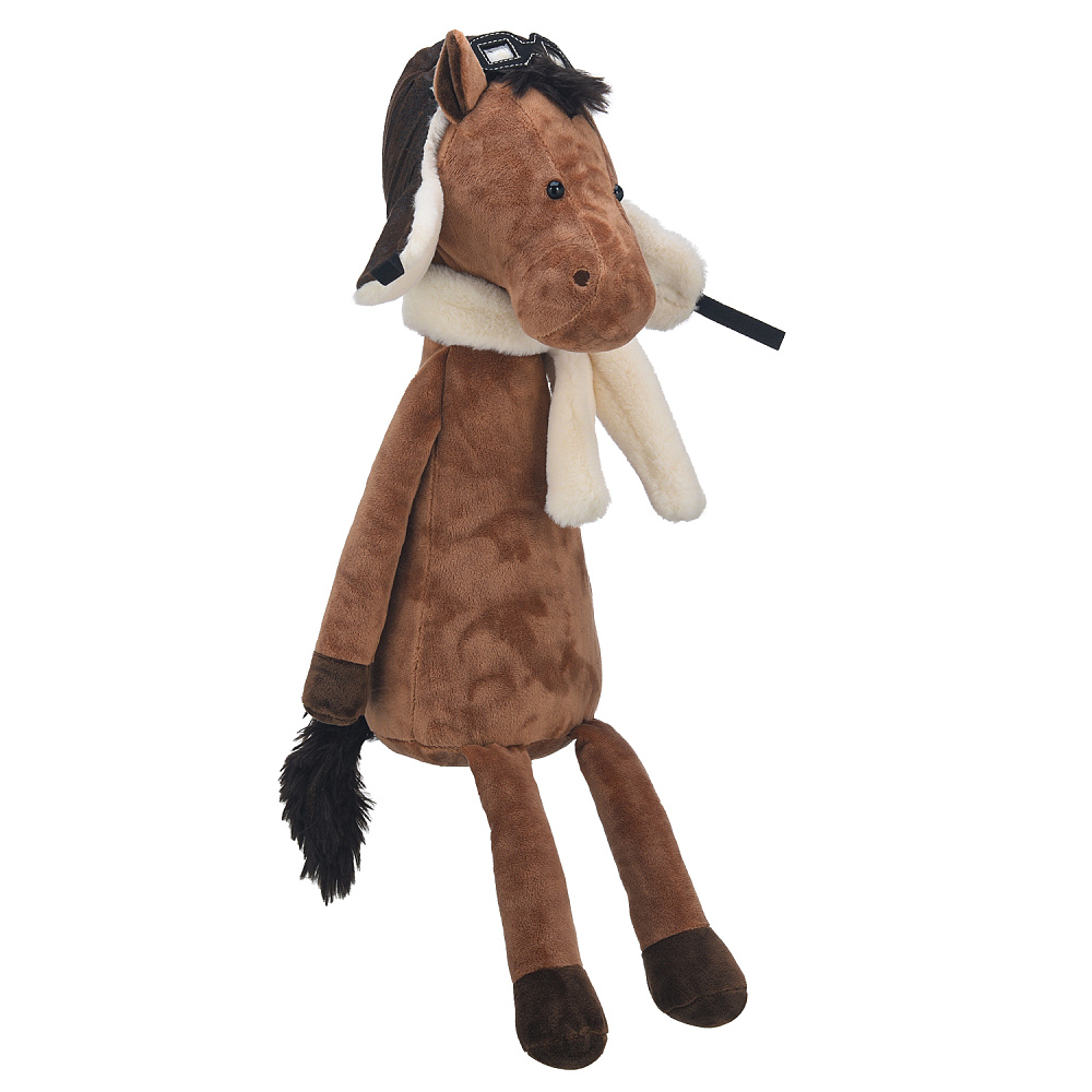Лошадь Символ 2026 года. Мягкая игрушка «Конь авиатор» - интернет магазин Русь Велика я фото 1
